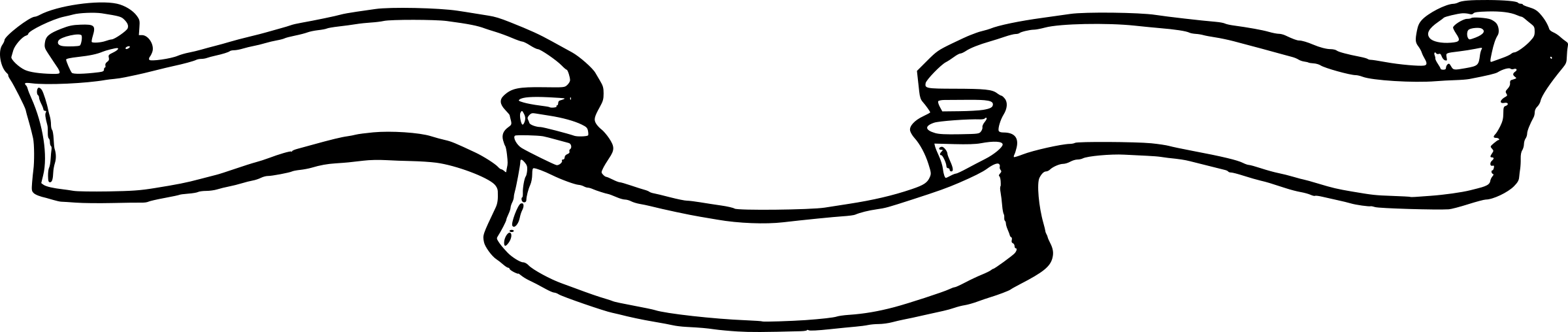 Old Style Banner In Scroll Banner Png - Old Style Banner Png (2400x508)