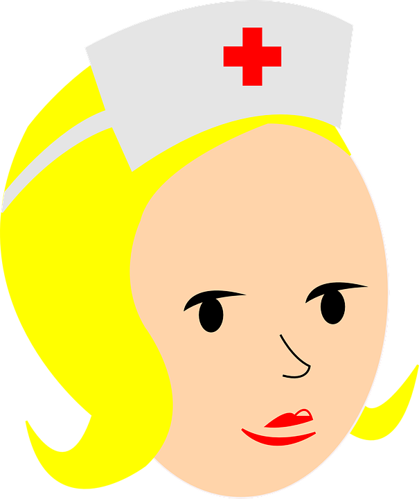 Nurse - Drawing (605x720)