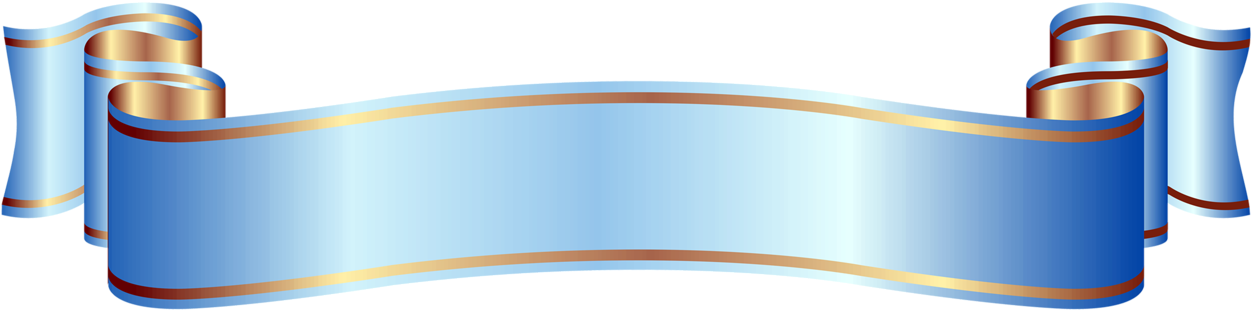 Large Blue Banner Clipart - Banner Blue Png (1280x335)