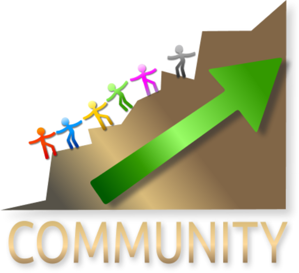 Community Clipart - Population Clipart (600x548)
