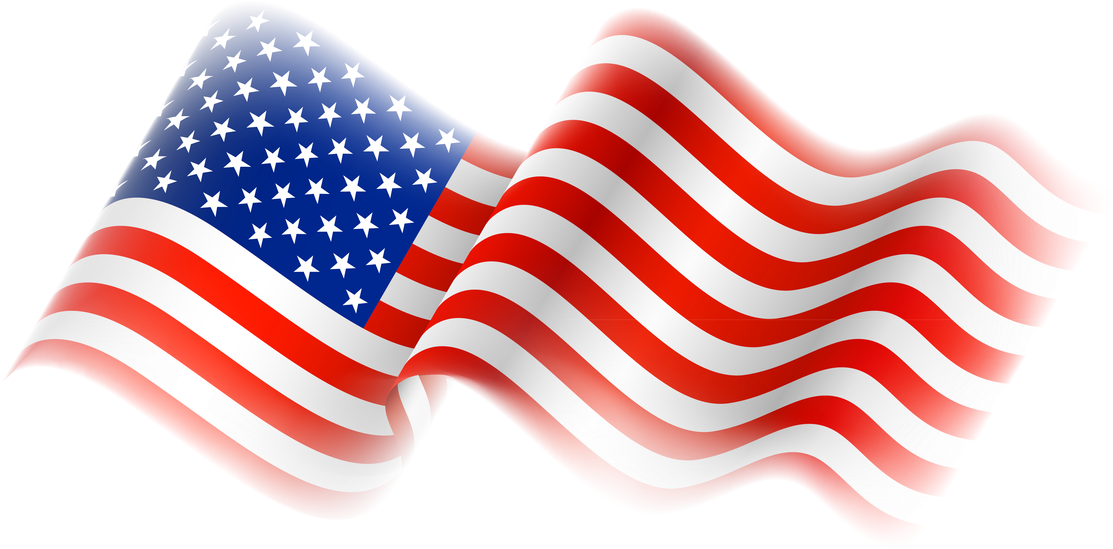 Us Flag American Flag Free Clip Art Clipart - Transparent American Flag Png (4292x2113)