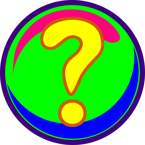 Animated Question Mark Clipart - Question Mark Clip Art (600x600)