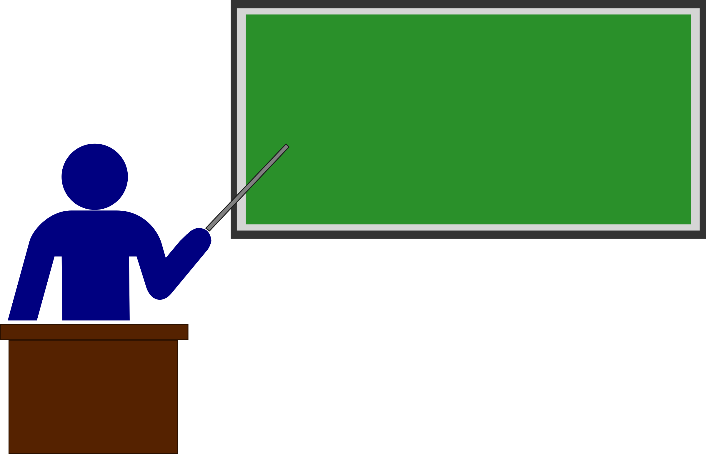Big Image - Teacher Pointing To Board (2400x1545)