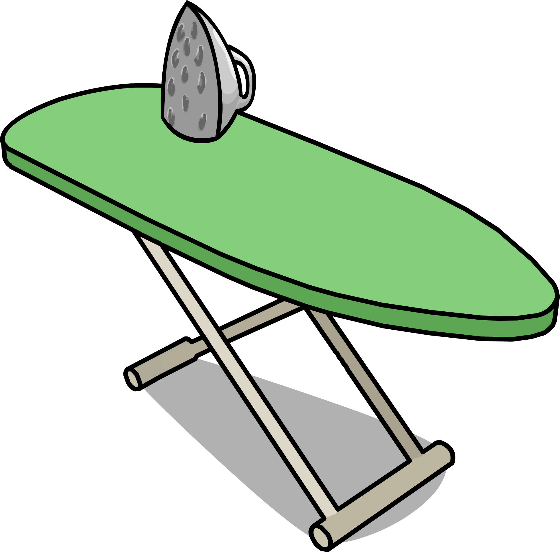 Ironing Board Sprite 004 - Ironing Board Clipart (1897x1872)