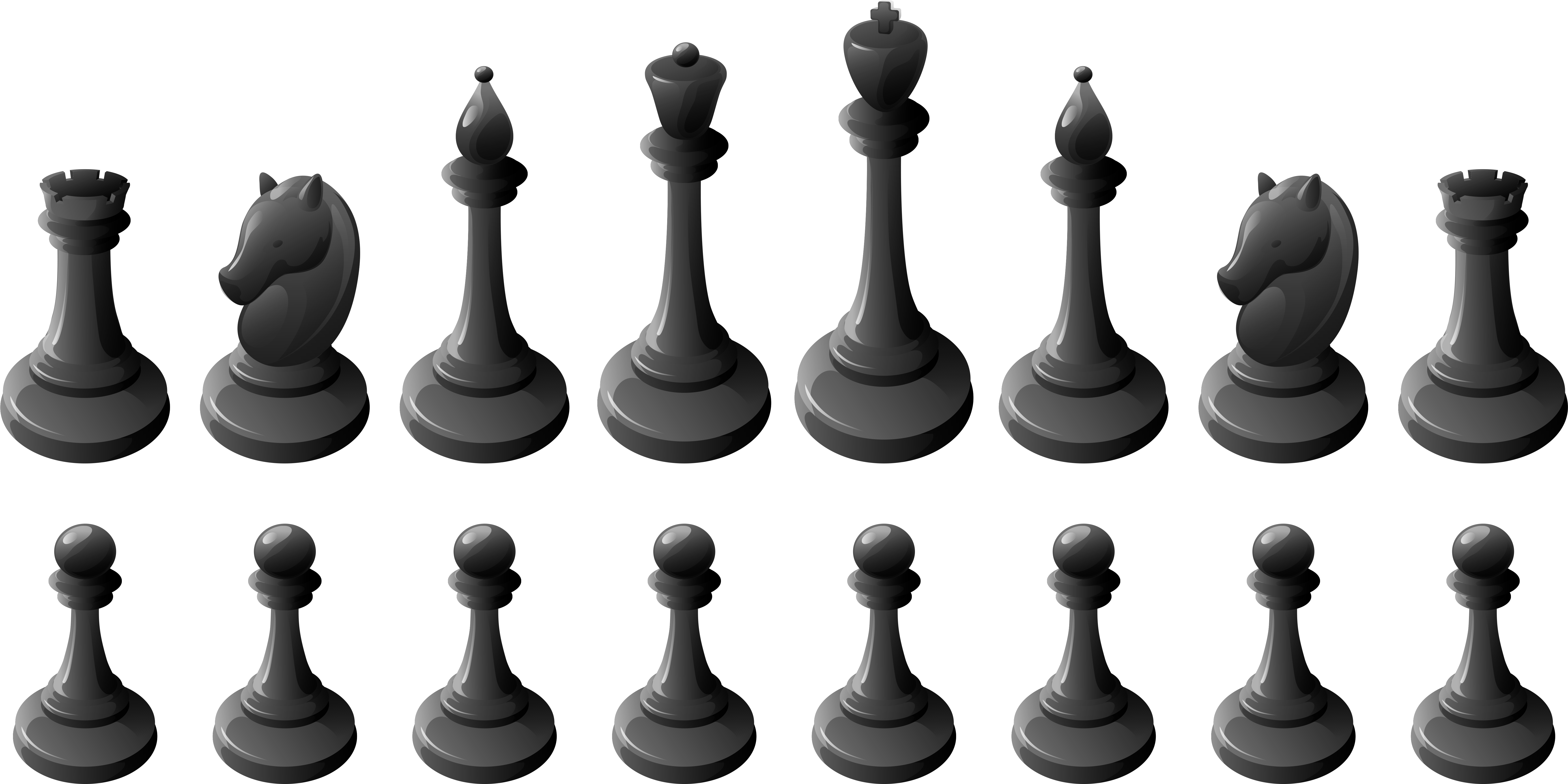 Chess Pieces Images Png (7160x3723)