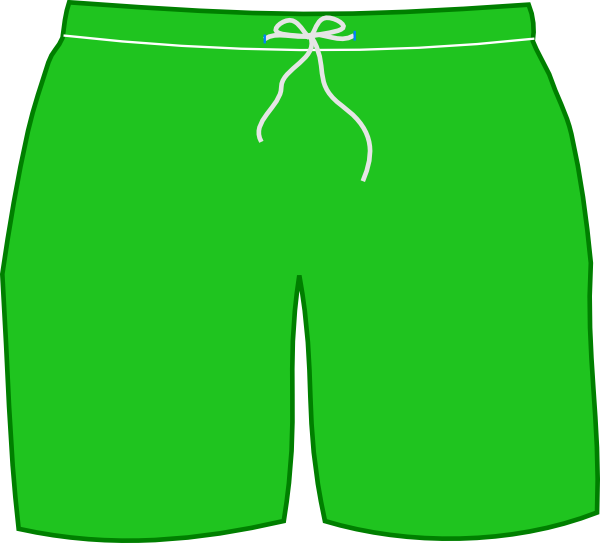 T-shirt Shorts Swimsuit Trunks Clip Art - Shorts Clipart (600x543)