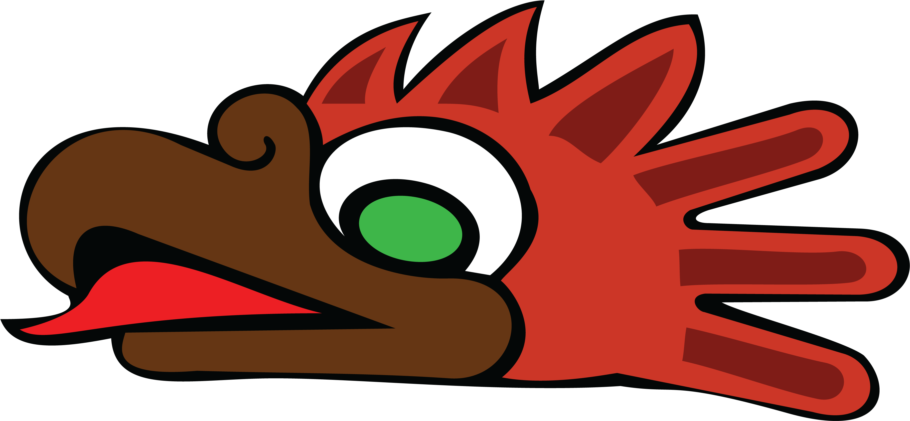 Free Clipart Of An Aztec Eagle Head - Aztec Clipart (4000x2400)