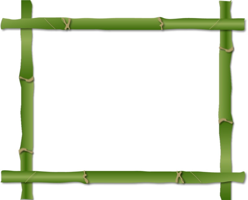 Borders And Frames Bamboo Clip Art - Borders And Frames (800x645)