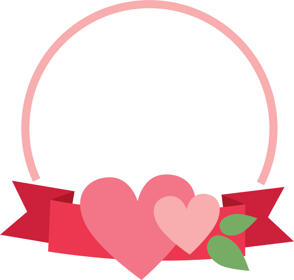 Banner Heart Frame Cookie Cutter - Banner Frames Png Transparent (1024x975)