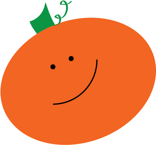 Cute Halloween Pumpkin Clip Art Free - Cute Clipart Orange (544x510)
