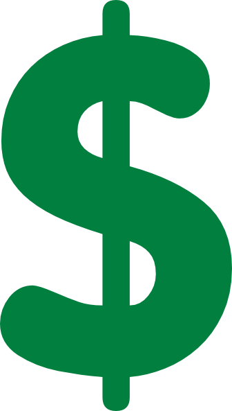 Money Sign Clip Art At Clker Com Vector Clip Art Online - Money Sign Clipart (336x593)