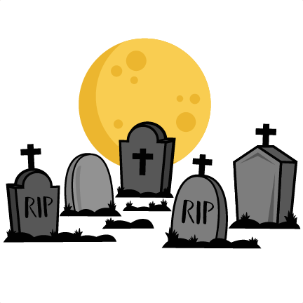 Cute Graveyard Cliparts - Graveyard Clipart (432x432)