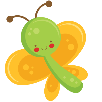 Butterfly Svg Scrapbook Cut File Cute Clipart Files - Cute Butterfly Clipart (432x432)