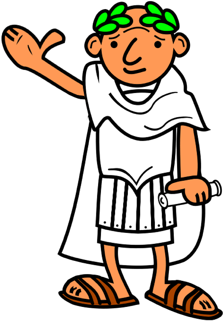 Roman Emperor Clipart Free - Greek God Clipart (989x1280)