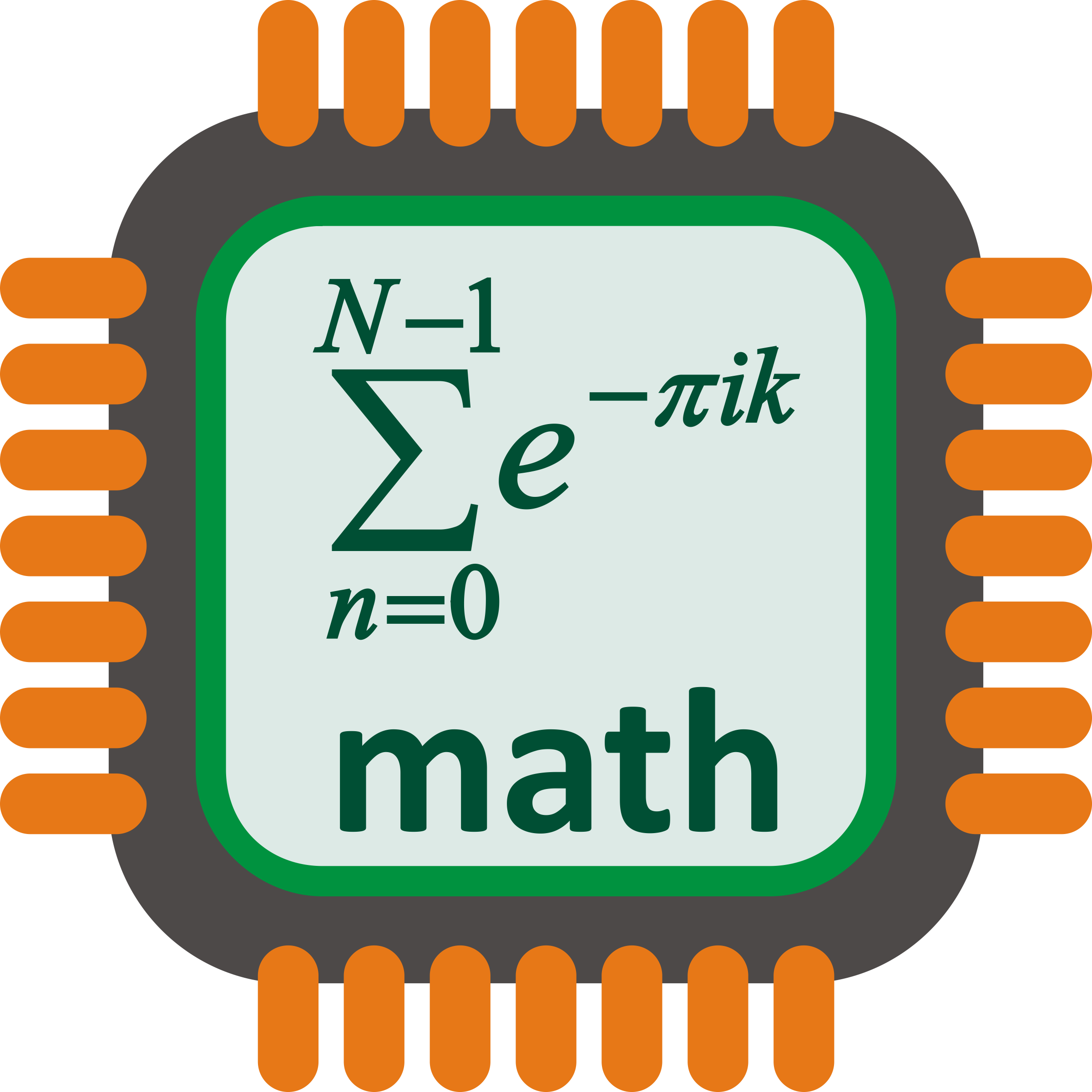 Math Clip Art For Middle School Free Clipart Images - Computer Chip Vector Png (2400x2400)
