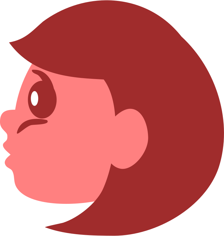 Free Girl Profile - Clip Art (757x800)