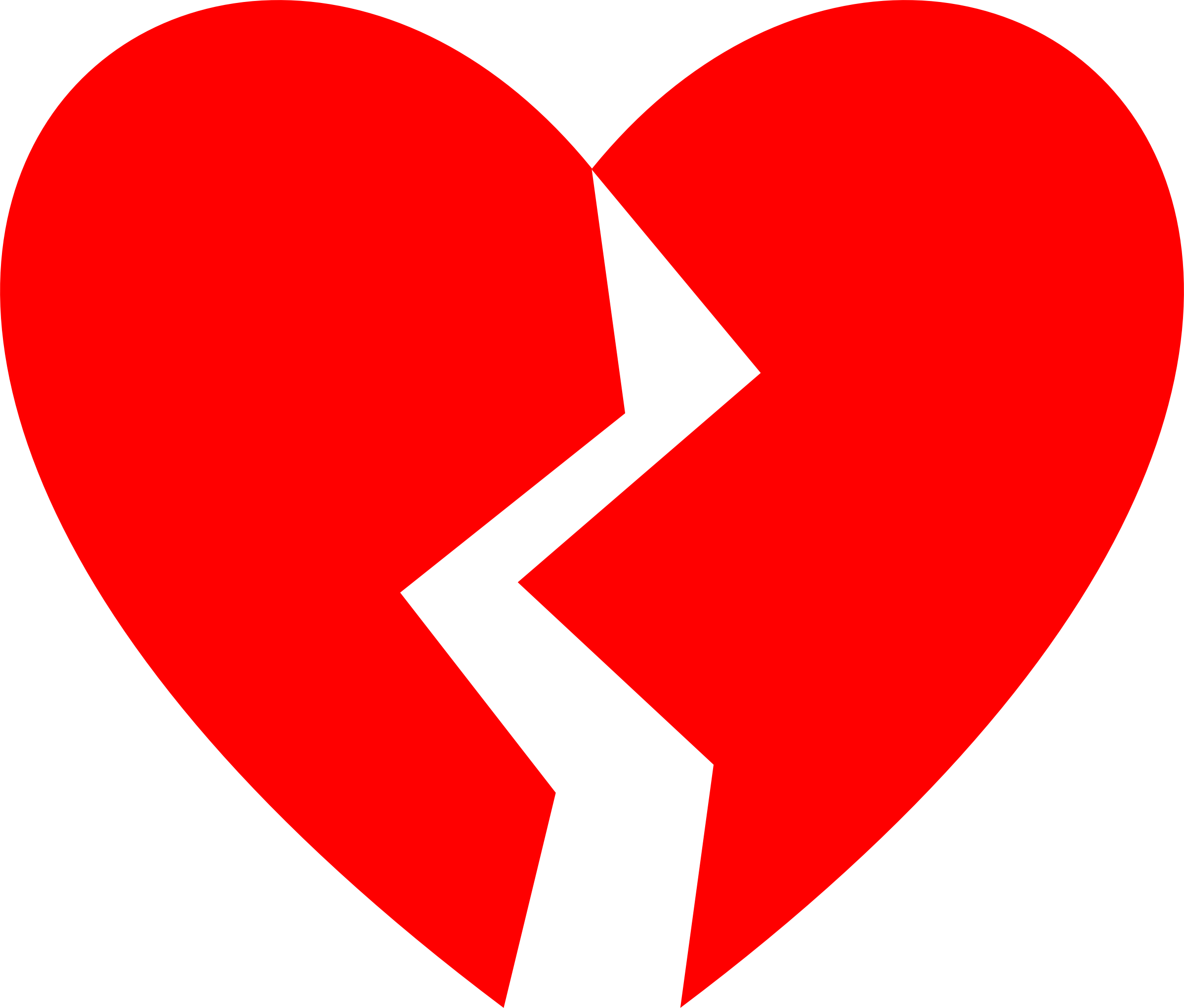 Big Image - Broken Heart Clipart (2396x2042)