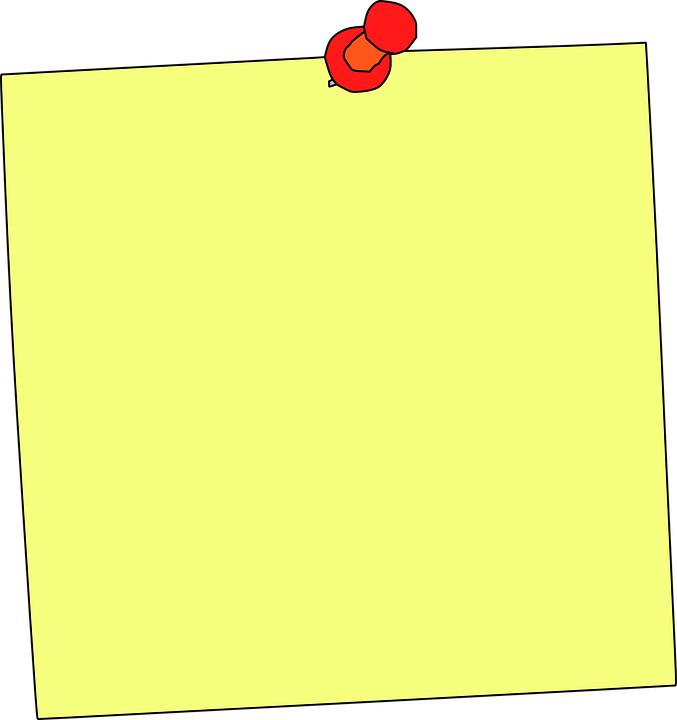 Sticky Note Note Reminder Memo Education Paper - Notice ...
