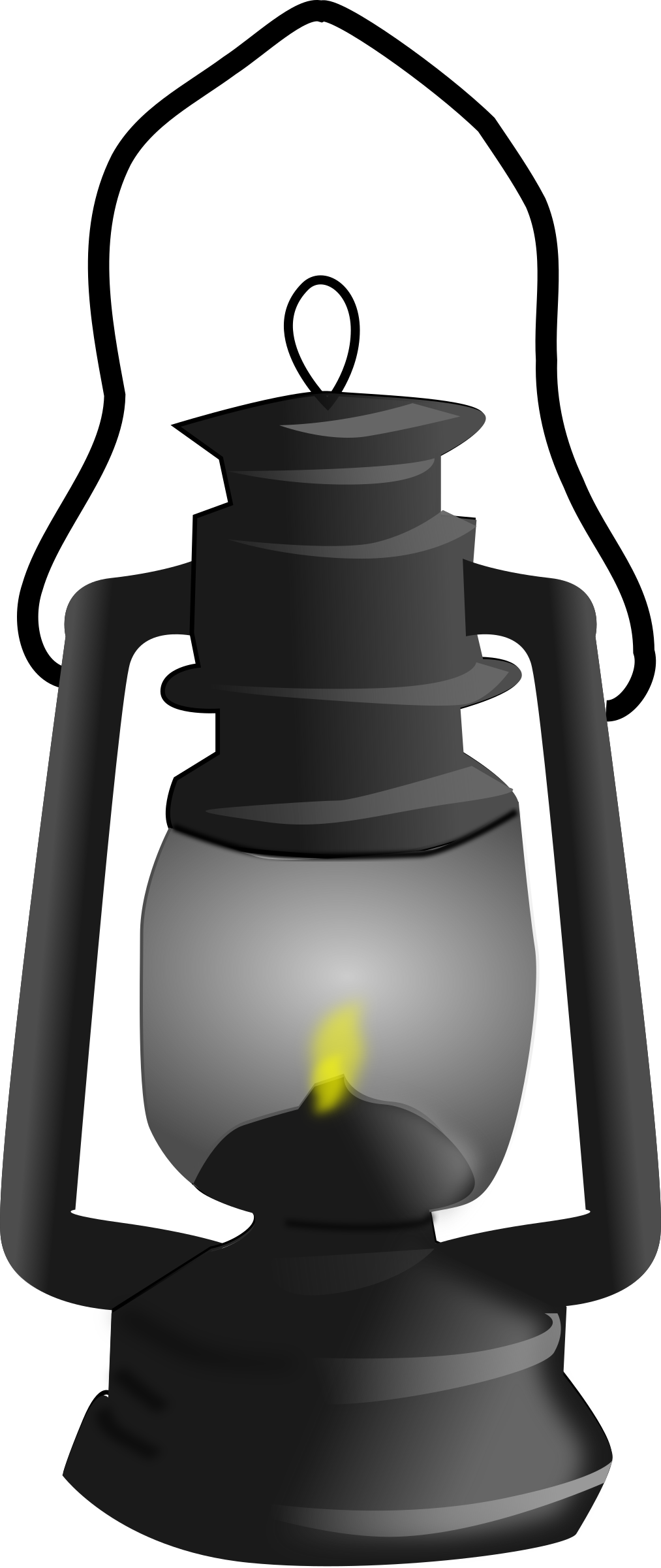 Lantern Clipart - Gas Lamp Clip Art (1013x2400)