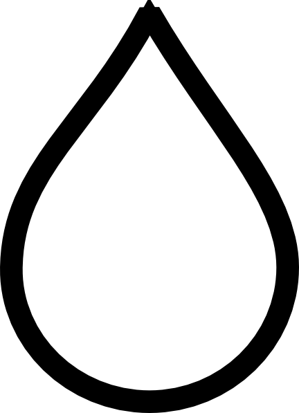 Raindrop Clip Art Raindrop Clipart Clipart Panda Free - Raindrop Outline (432x597)