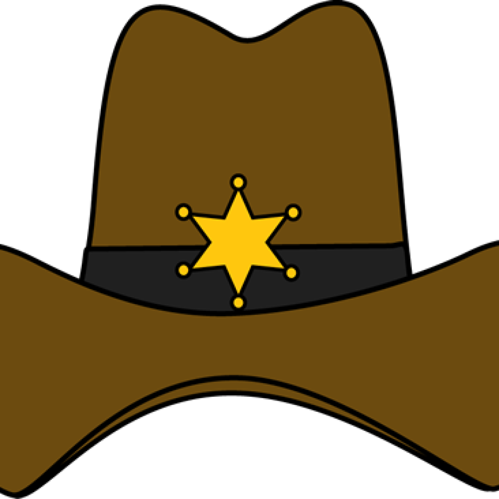 Cowboy Hat Clipart Sheriff Cowboy Hat Clip Art Sheriff - Cowboy Hat Cut Out (1024x1024)