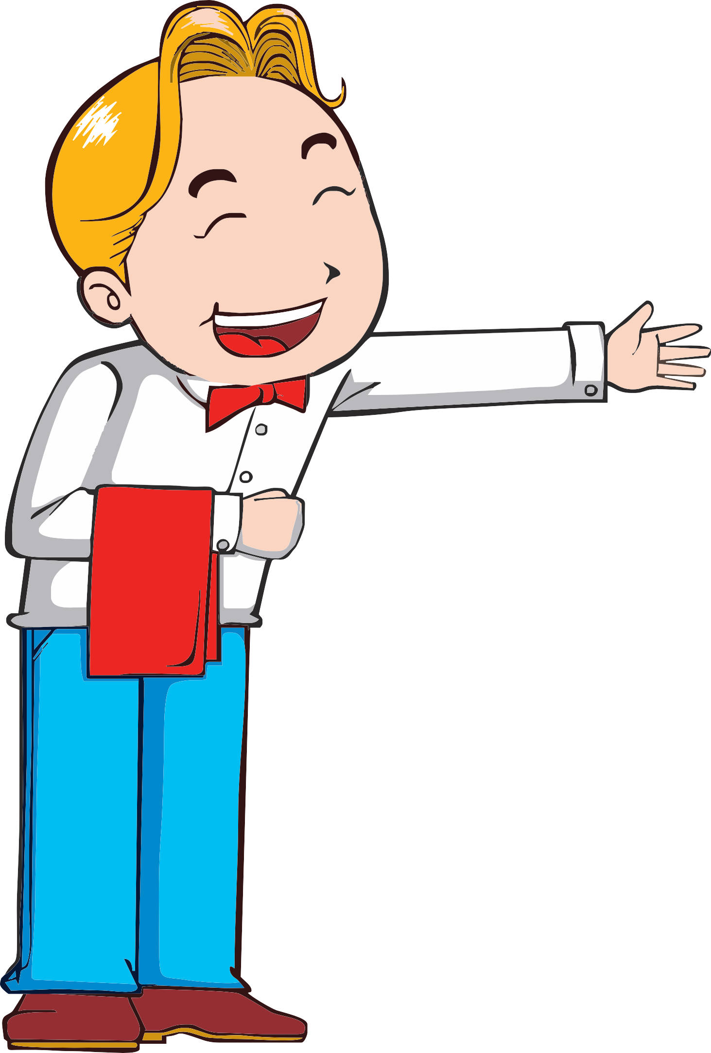 Waiter Download Clip Art - Service Restaurant Clipart (1463x2165)
