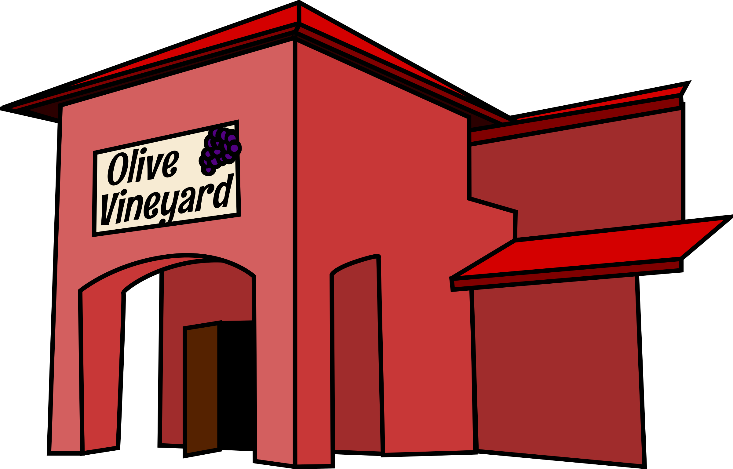 Restaurant - Clip Art Restaurant Building (2400x1536)