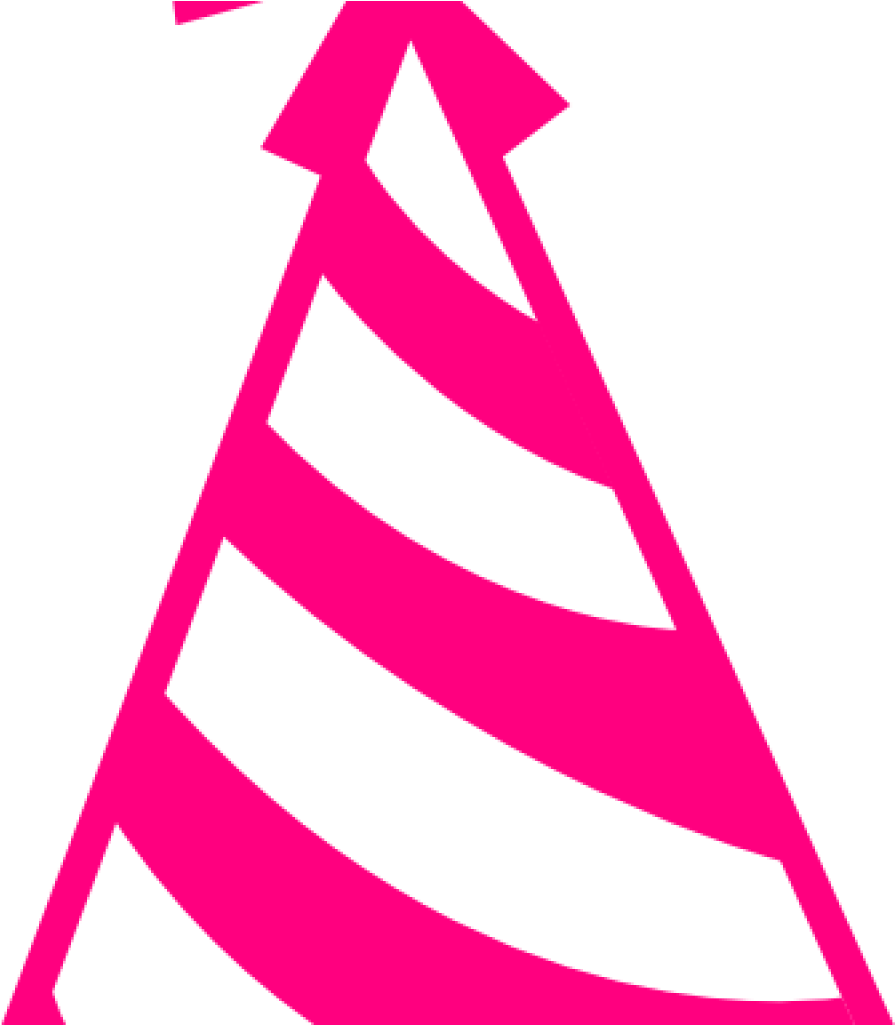 Birthday Hat Clipart Birthday Hat Transparent Background - Black And White Party Hat Clip Art (1024x1024)