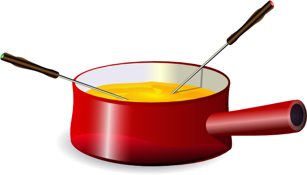 Free Vector Fondue Clip Art - Fondue Clip Art (600x503)