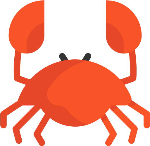 Crab Insects Free Png Transparent Background Images - Transparent Background Summer Clipart (512x512)