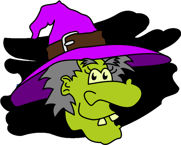 Cute Halloween Witch Clipart - Witch Clipart (600x600)