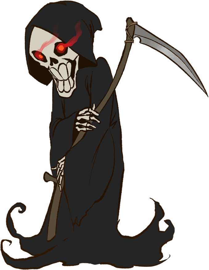 Free To Use Public Domain Halloween Clip Art - Halloween Grim Reaper Clipart (800x946)
