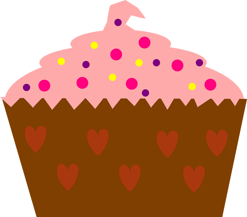 Love, Pink, Hearts, Valentine, Sweet - Cupcake Recipes For A Dessert Party: 110 Page 8x10 (820x720)