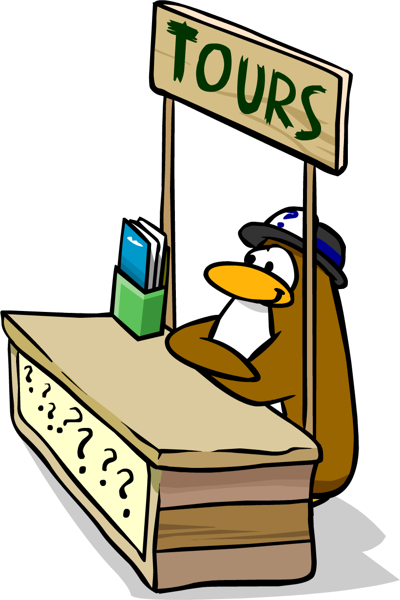 List Of Synonyms And Antonyms Of The Word - Tour Guide Club Penguin (821x1231)