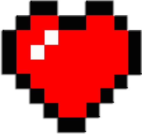 Zelda Clipart Minecraft - Minecraft Heart Png (512x512)