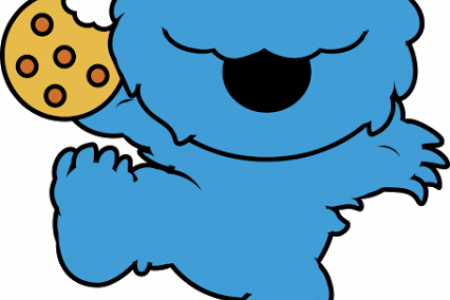 Monster Clipart Heart - Cookie Monster Clipart (450x300)