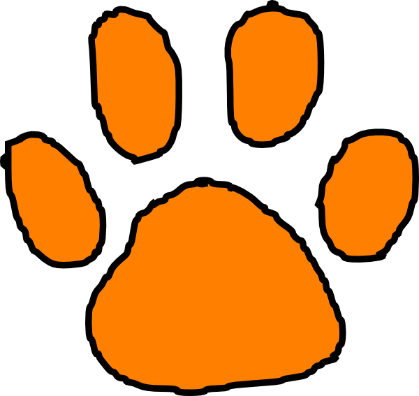 Tiger Paw Clipart (600x567)