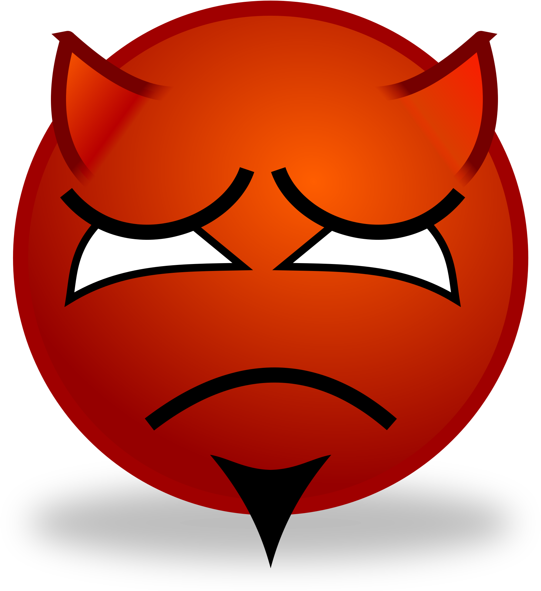 Devil Smiley Emoticon Emoji Clip Art - Devil Smiley Emoticon Emoji Clip Art (2000x2000)
