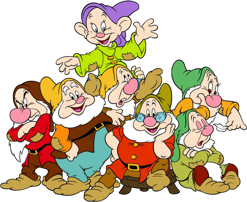 Snow White Clip Art - Seven Dwarfs Clipart (800x648)