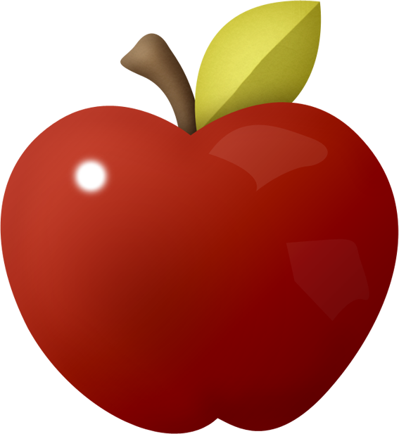 Fall Clip Art, Forbidden Fruit, Paper, School, Fe, - Manzanas De Blanca Nieves (567x617)