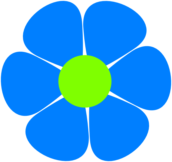 Flower Power Clip Art (600x564)