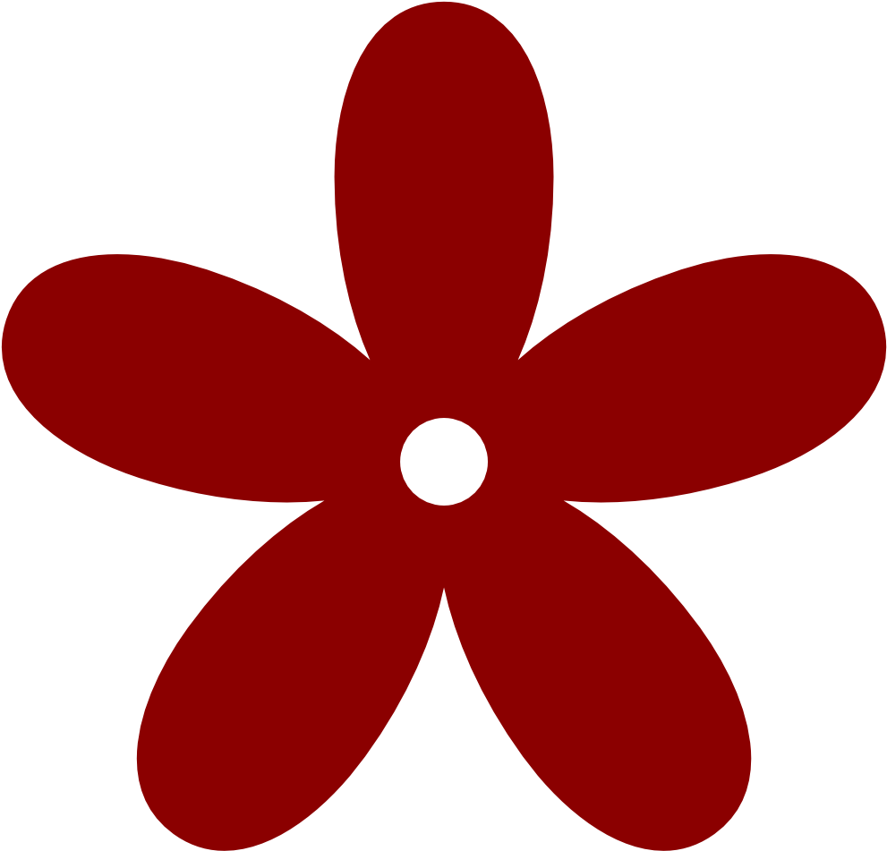 Imagem Relacionada - Dark Red Flower Clip Art (1969x1952)