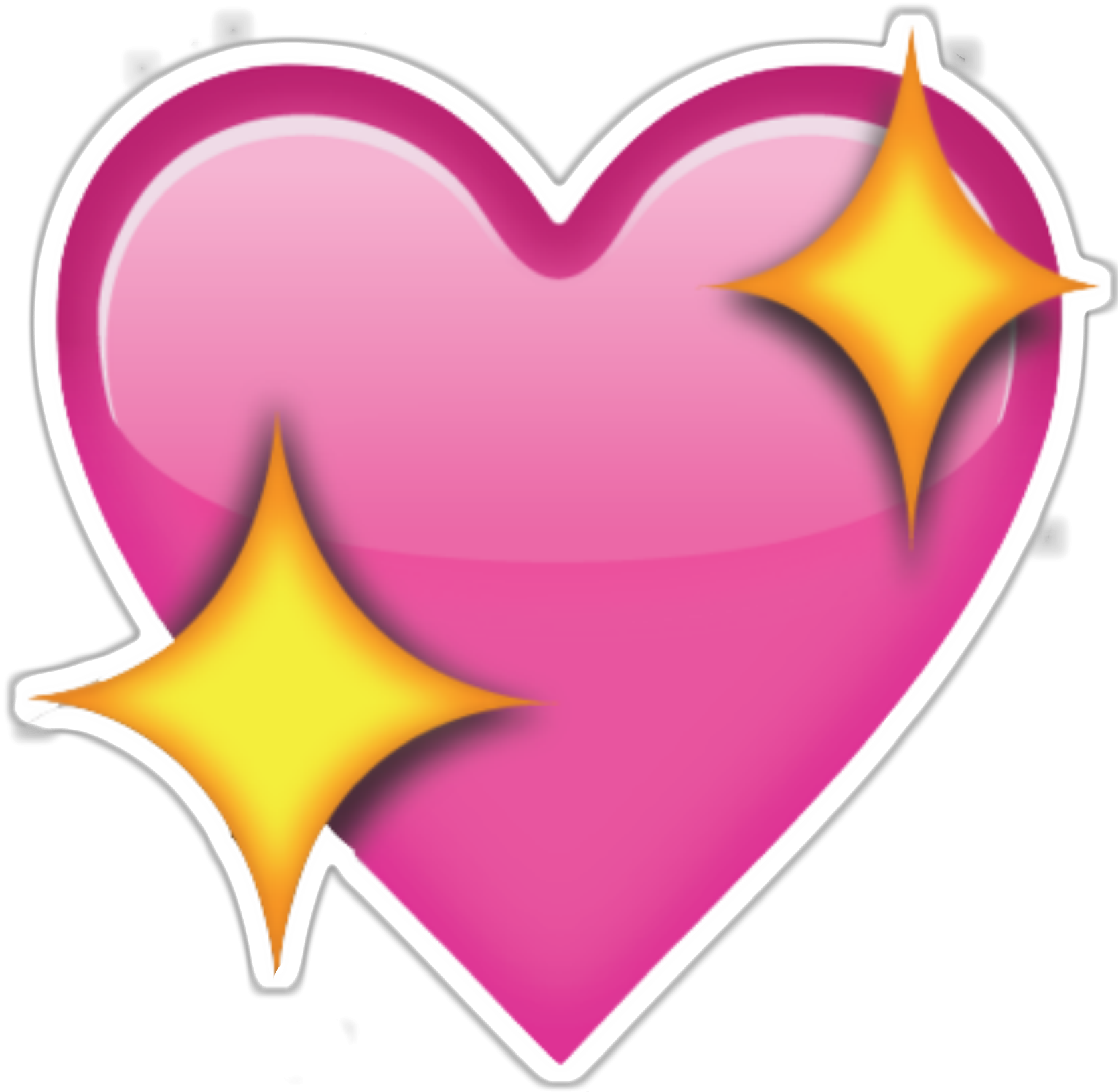 Two Pink Hearts Emoji Png Transparent - Love Heart Emoji Png (1670x1631)