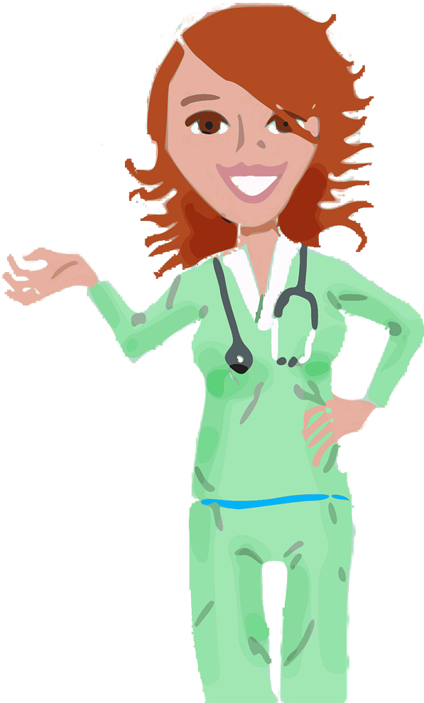 Free To Use Public Domain Nurse Clip Art - Fun Facts About Nurses (600x1036)