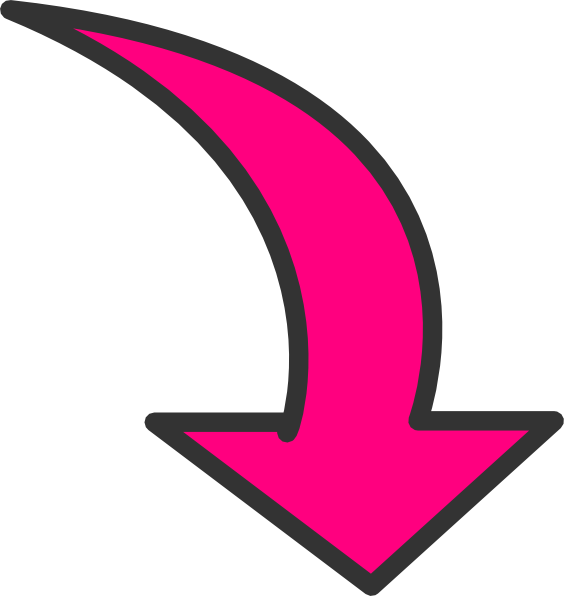 Pink Arrow Clip Art At Clker - Pink Arrow Clip Art (564x596)
