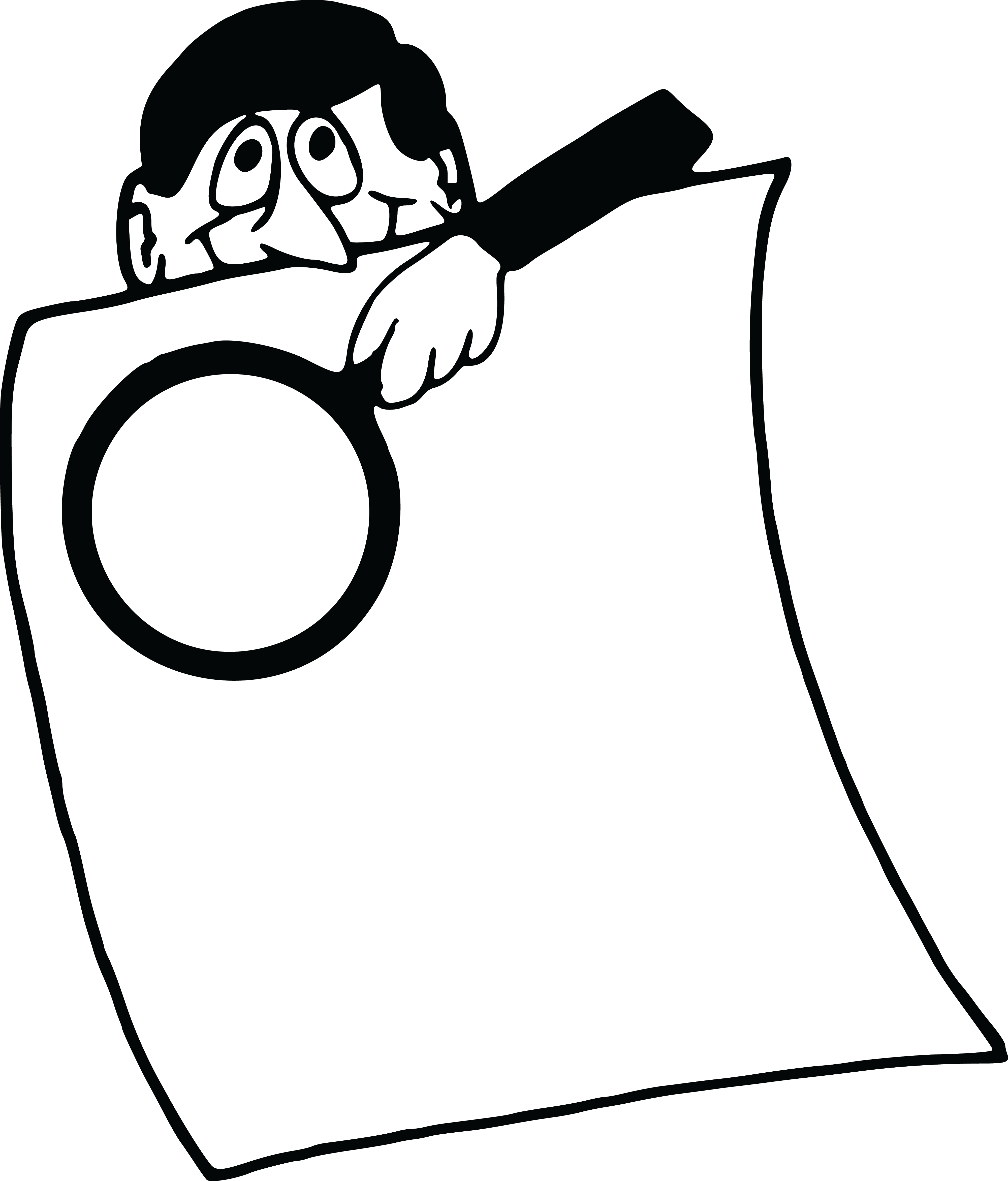 Free Clipart Images - Clipart Black And White Document (4000x4686)