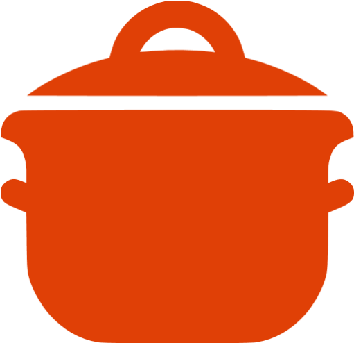 Cooking Pot Icon Clipart - Black And White Cooking Icon (512x512)