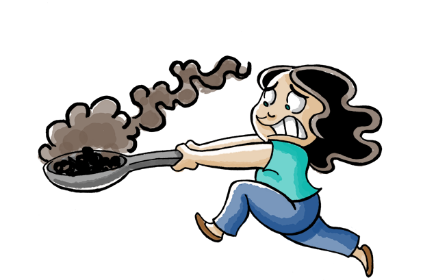 Ok, I'm Hardly The Best Cook In The World, But There's - Can T Cook Cartoon (637x432)