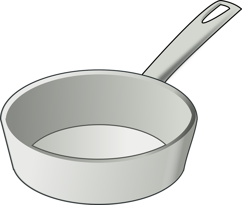 Frying Pan Skillet Cooking Kitchen - Skillet Clipart (850x720)