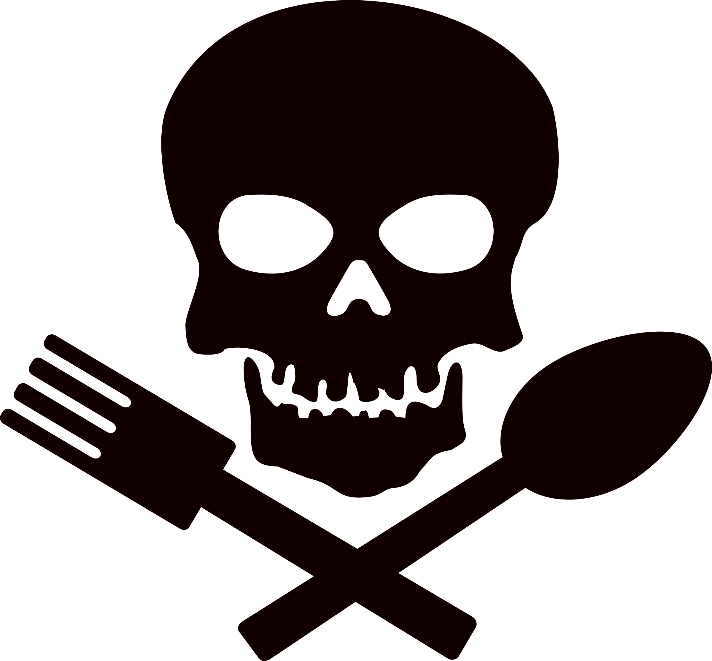 Big Image - Skull Clipart (2400x2226)